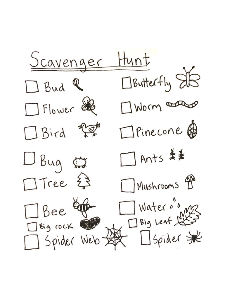 FREE Nature Scavenger Hunt Printable