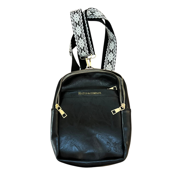 Higton & Company | Black Diaper Bag