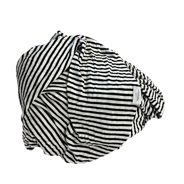 Solly Baby | Black + White Striped Wrap