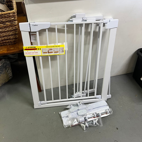 Cumbor Baby Gate for stairs | New with lots of extenders!