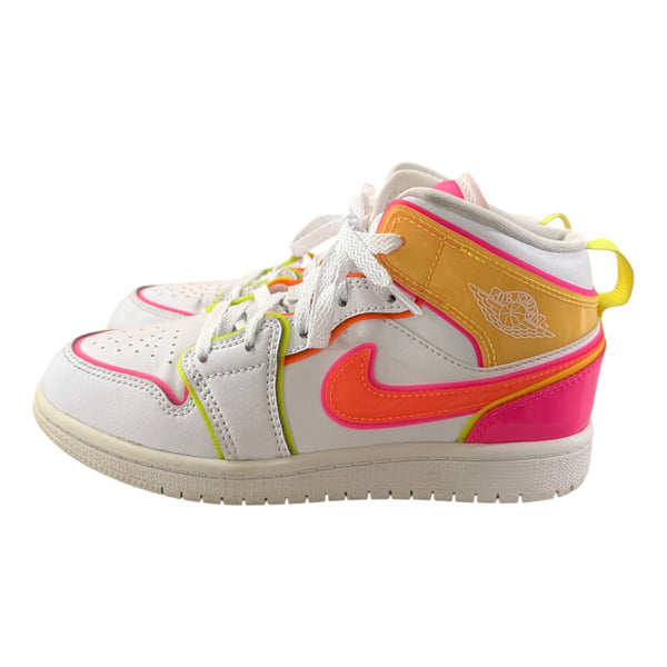 Nike | White & Neon Jordans | 1.5 Youth