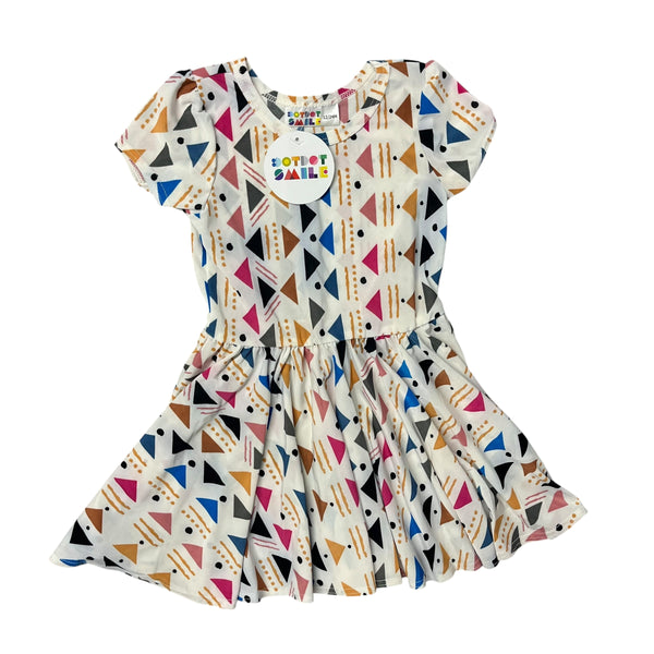 Dot Dot Smile | Triangle Dress | 12-24m | NEW