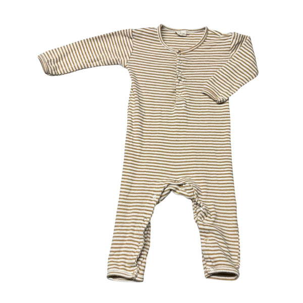 Quincy Mae | Striped Playsuit | 6-12m