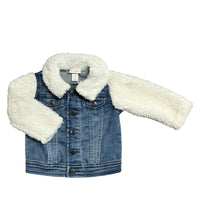 Cat & Jack | Denim & Sherpa Jacket | 6-9m