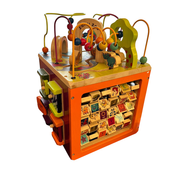 B. Toys | Wooden Activity Cube