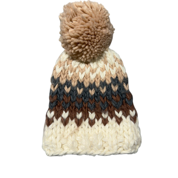 Blueberry Hill | PomPom Knit Hat | 3-6m