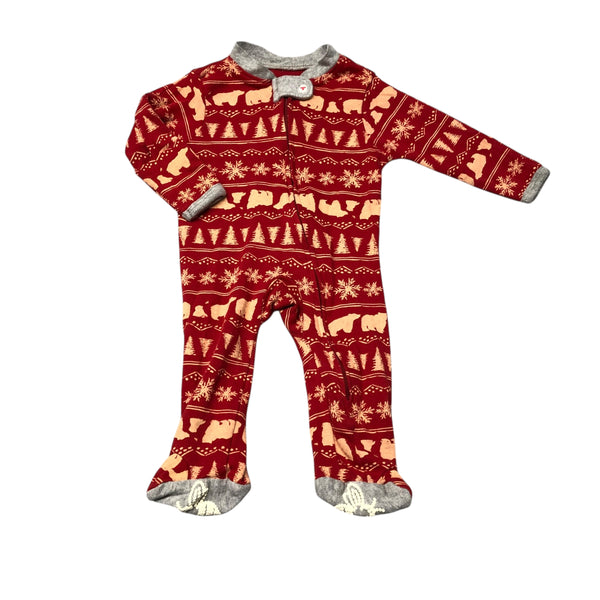Burt's Bees | Christmas Footie Pajamas | Newborn