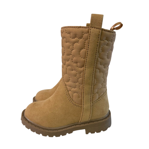 Old Navy | Tan Flower Boots | 5 Toddler