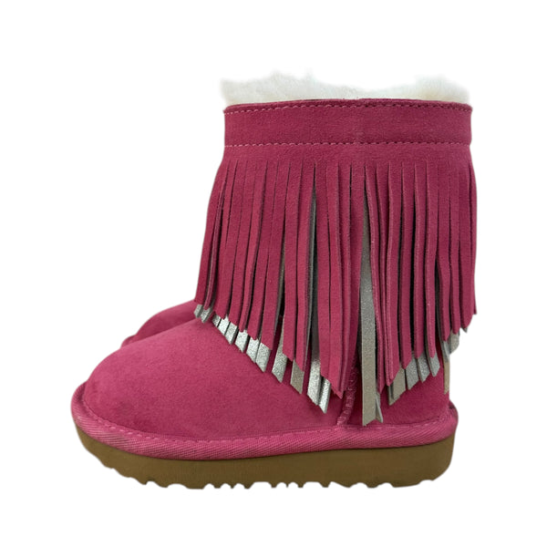 UGG | Pink Fringe Boots | 7 Toddler