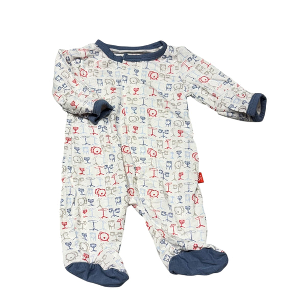 Magnetic Me | Drumset Footie Pajamas | Preemie
