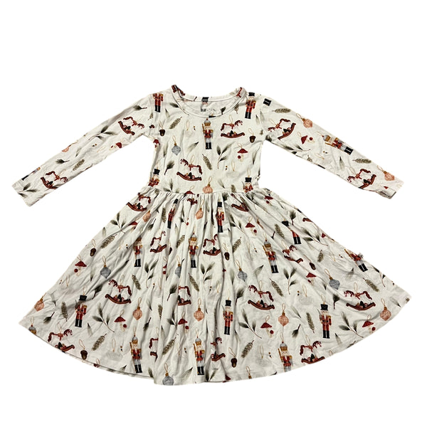 Monkeeroos | Holiday Bamboo Dress | 4t