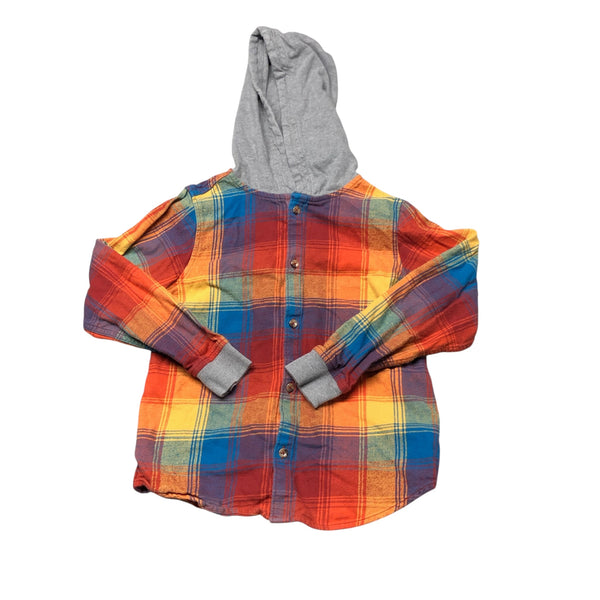 Hanna Andersson | Multicolor Hooded Flannel | 8