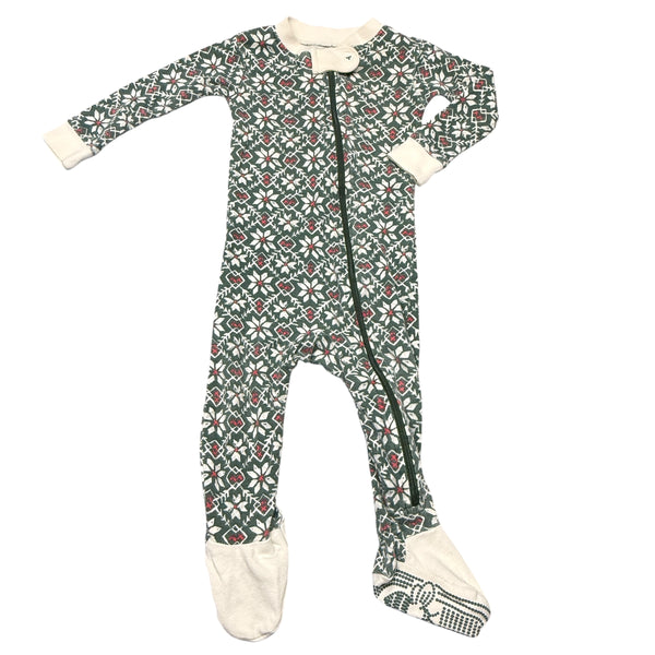 Burt's Bees | Christmas Footy Pajamas | 3-6m