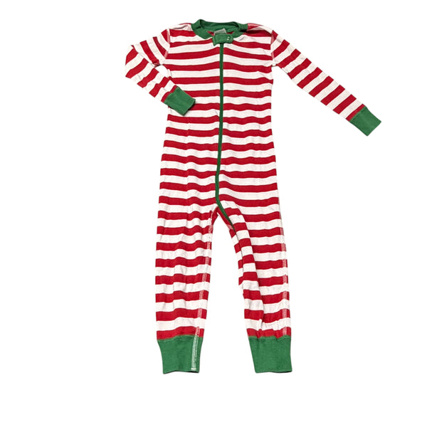 Hanna Andersson | Red+ White Striped Playsuit | 3T
