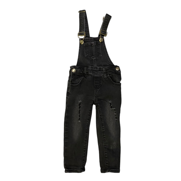 Little Bipsy | Black Overalls | 2-3t