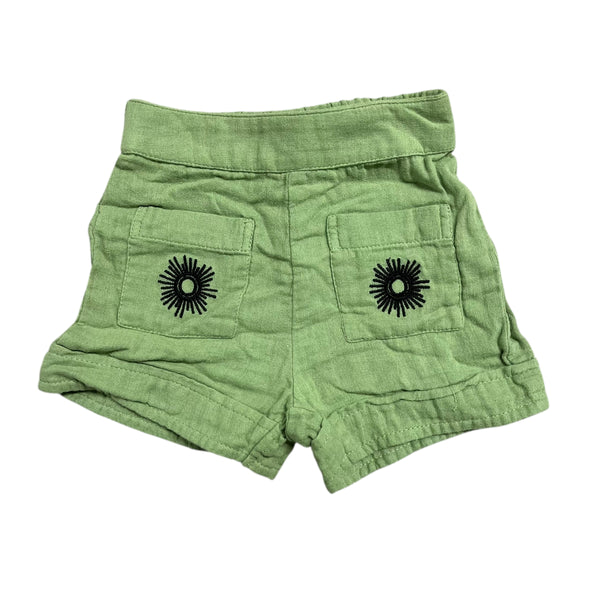 Kate Quinn | Green Shorts | 3-6m