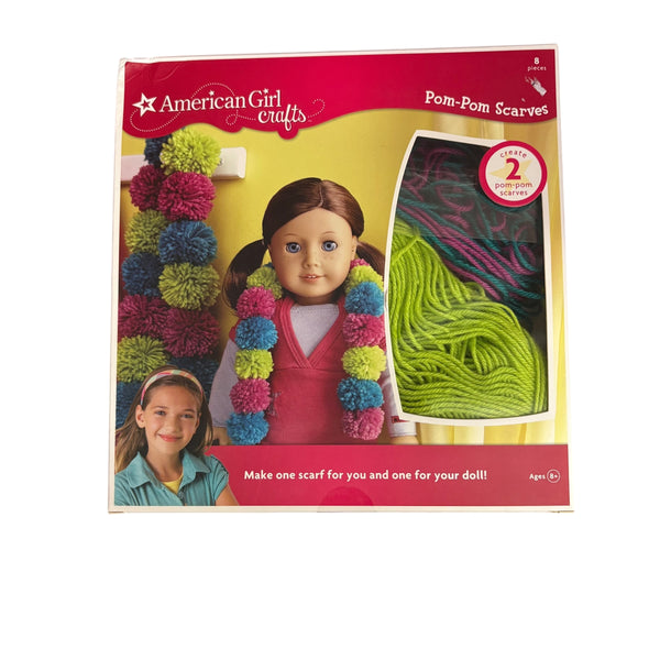 American Girl Crafts | Pom-Pom Scarves