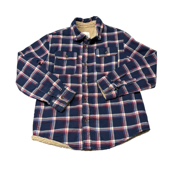Cat & Jack | Fleece Lined Flannel | M (8/10)