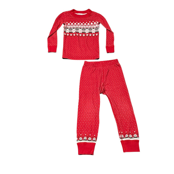 Hanna Andersson | Red Snowflake Pajamas | 3T