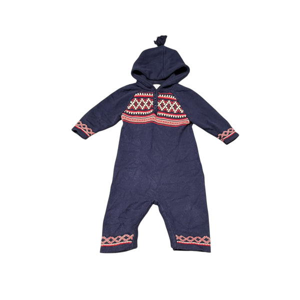 Hanna Andersson | Holiday Knit Playsuit | 6-12 mos