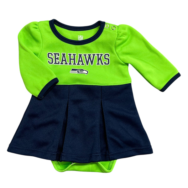 Team Apparel | Seahawks Cheer Dress | 0-3m