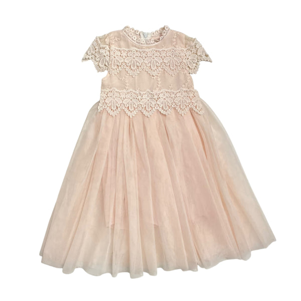 Nicolette's Couture | Lace & Tulle Long Gown | 12m