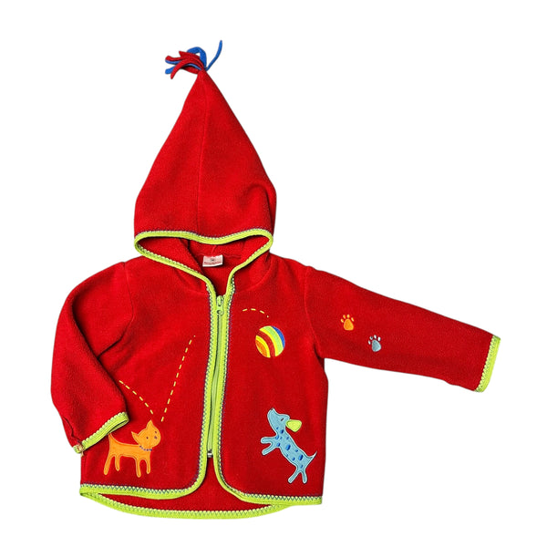 Hanna Andersson | Embroidered Fleece Jacket | 18-24m