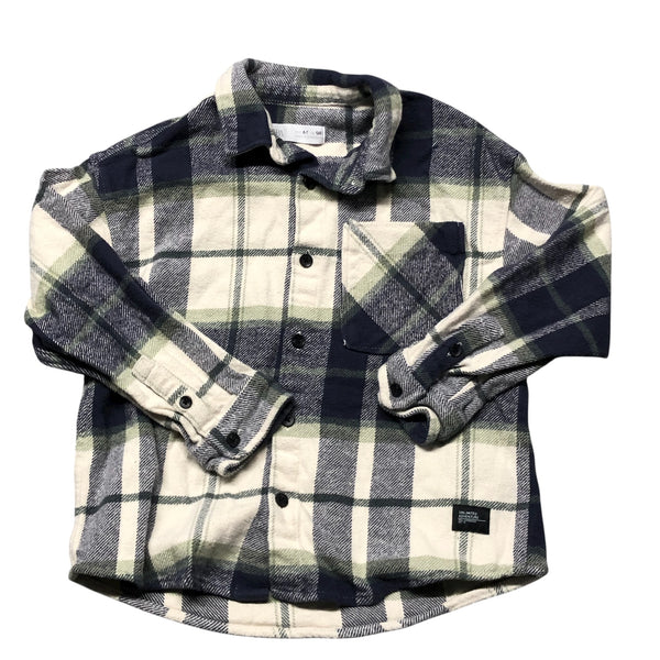 Zara | Plaid Button-up | 6-7
