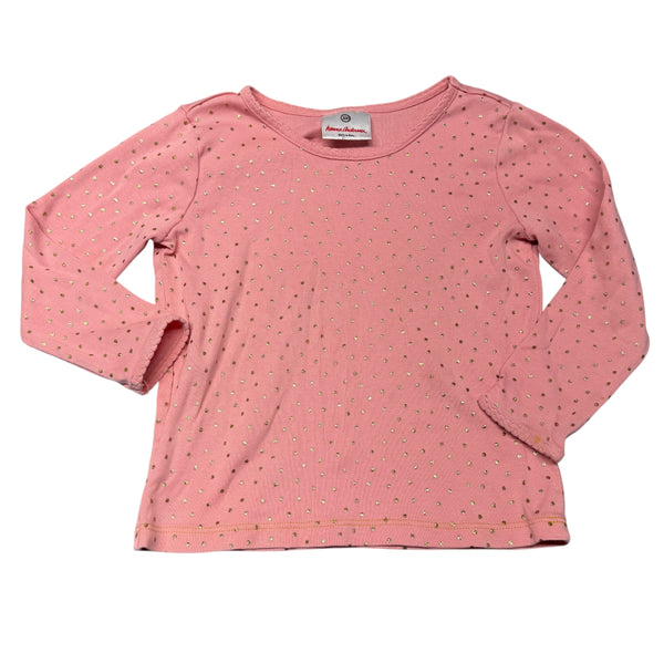 Hanna Andersson | Pink Spotted Long Sleeve | 4t