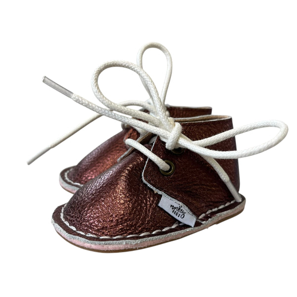 Monkey Feet | Copper Shoes | 0-3m
