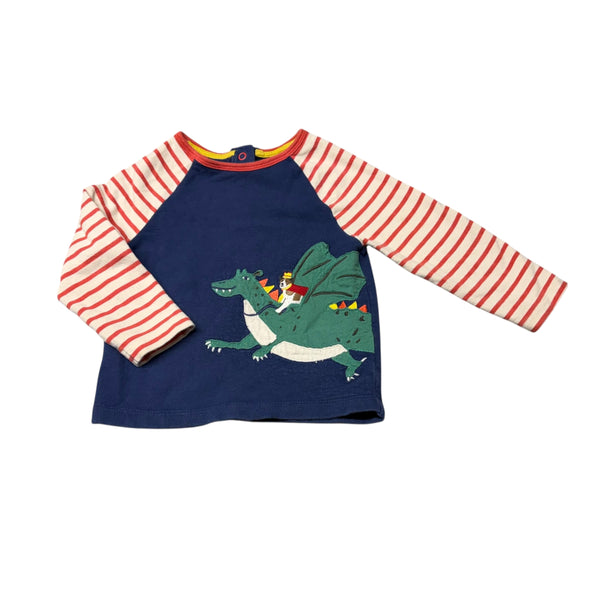 Boden | Dragon Long Sleeve Shirt | 12-18M