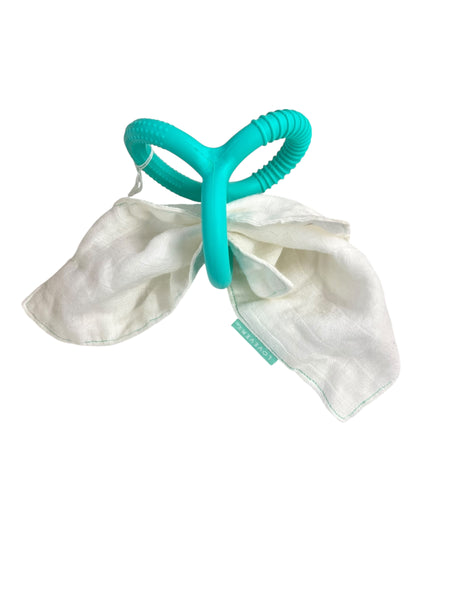 Lovevery | Silicone Triple Teether and Cloth