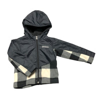 Columbia | Black Gingham Fleece Lined Jacket | 3T