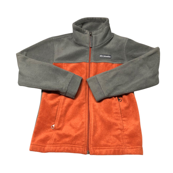 Columbia | Orange + Gray Fleece Jacket | S 8