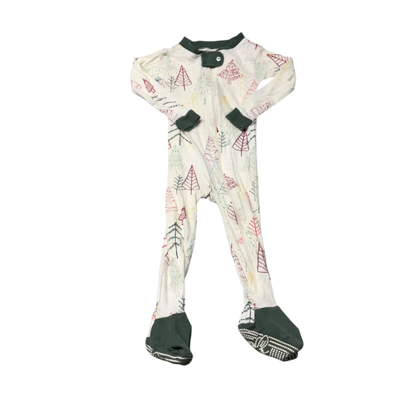 Burt's Bees | Christmas Tree Footie Pajamas | 18M