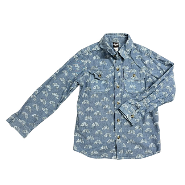 Tea | Patterned Denim Shirt | 6