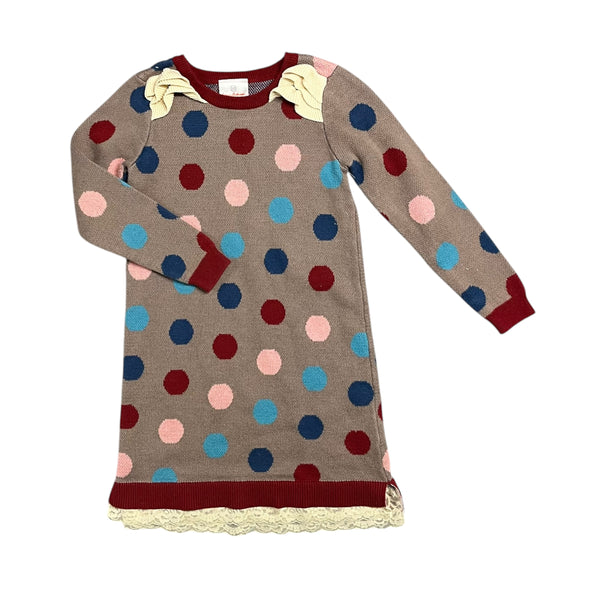 Hanna Andersson | Polkadot Sweater Dress | 6