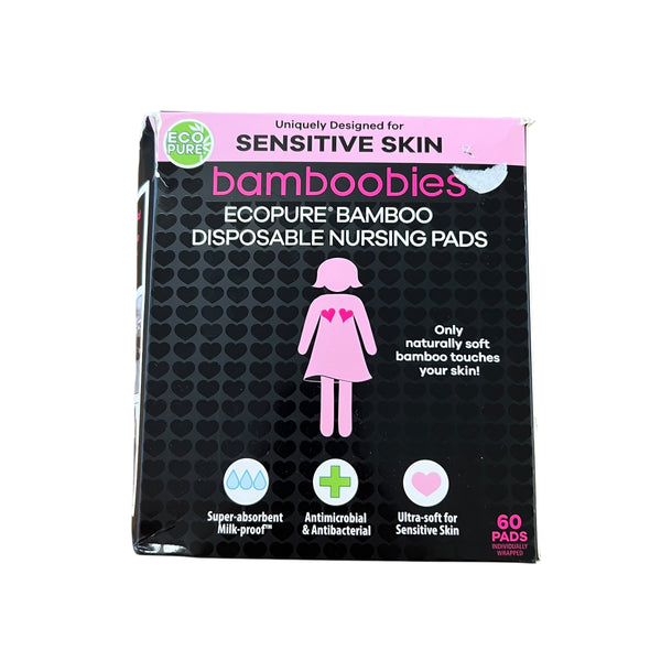 Bamboobies | Bamboo Disposable Nursing Pads | 60 Count
