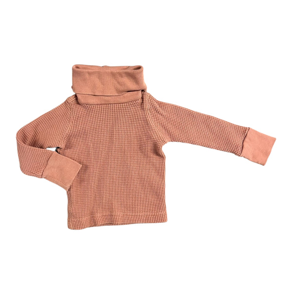 Noble | Waffle Knit Turtleneck | 12-18m