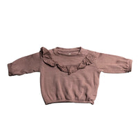 H&M | ruffle crewneck | nb