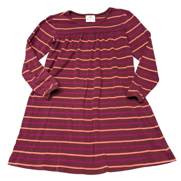 Hanna Andersson | Cranberry Striped Dress | 8