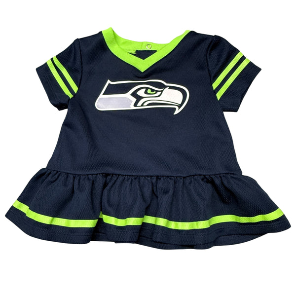 Team Apparel | Seahawks Jersey Dress | 6-12m