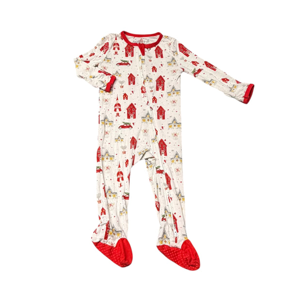 Pepper & Wolfe | Christmas Footie Pajamas | 12-18M