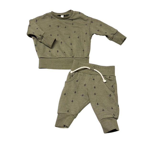 Childhoods | Olive Matching Set | 3-6m