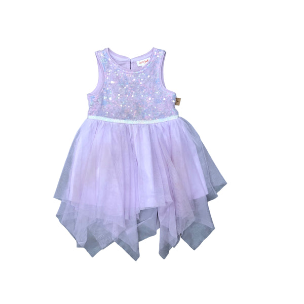 Cat & Jack | lavender sequin dress | 18m