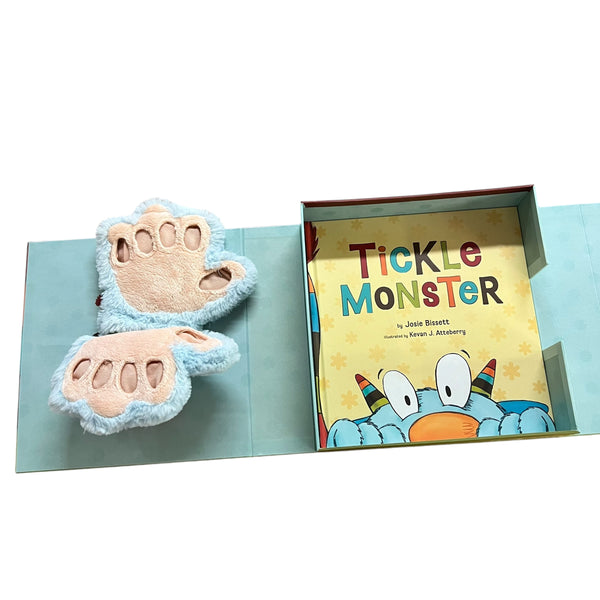 Tickle Monster Book and Gloves Box Set