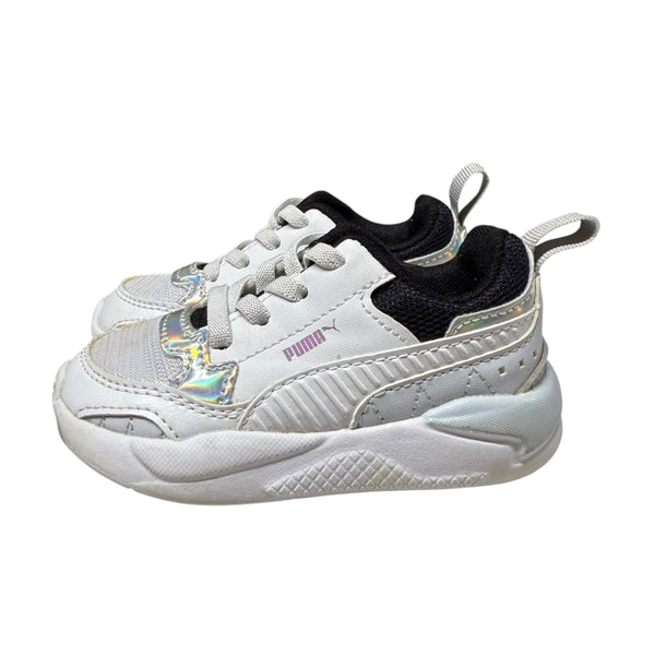Puma | White & Hologram Sneakers | 6 Toddler