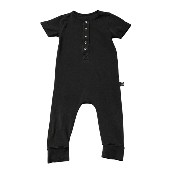 Rags | Black Playsuit | 6-12 MO