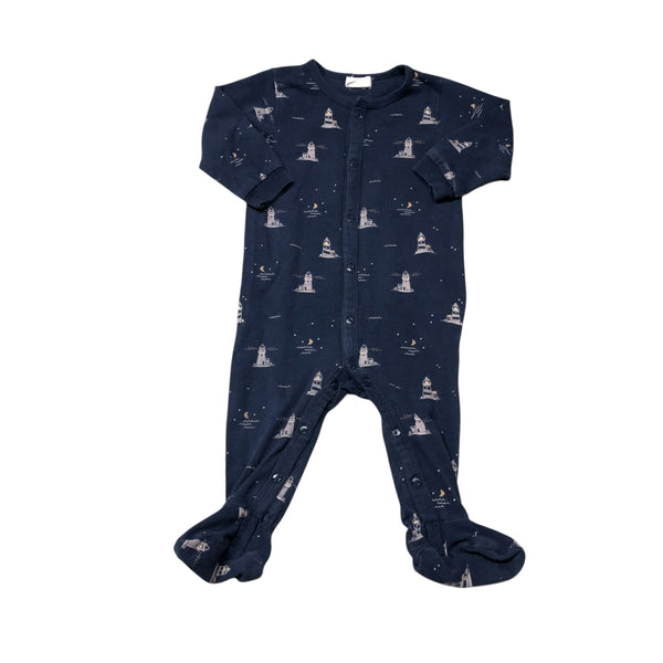 Firsts | Lighthouse Footie Pajamas | 6m