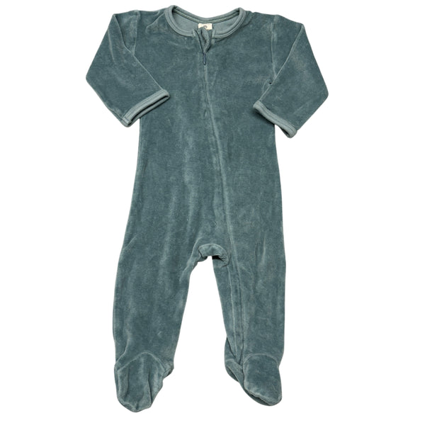 Kate Quinn | Velour Footy Pajamas | 6-9m